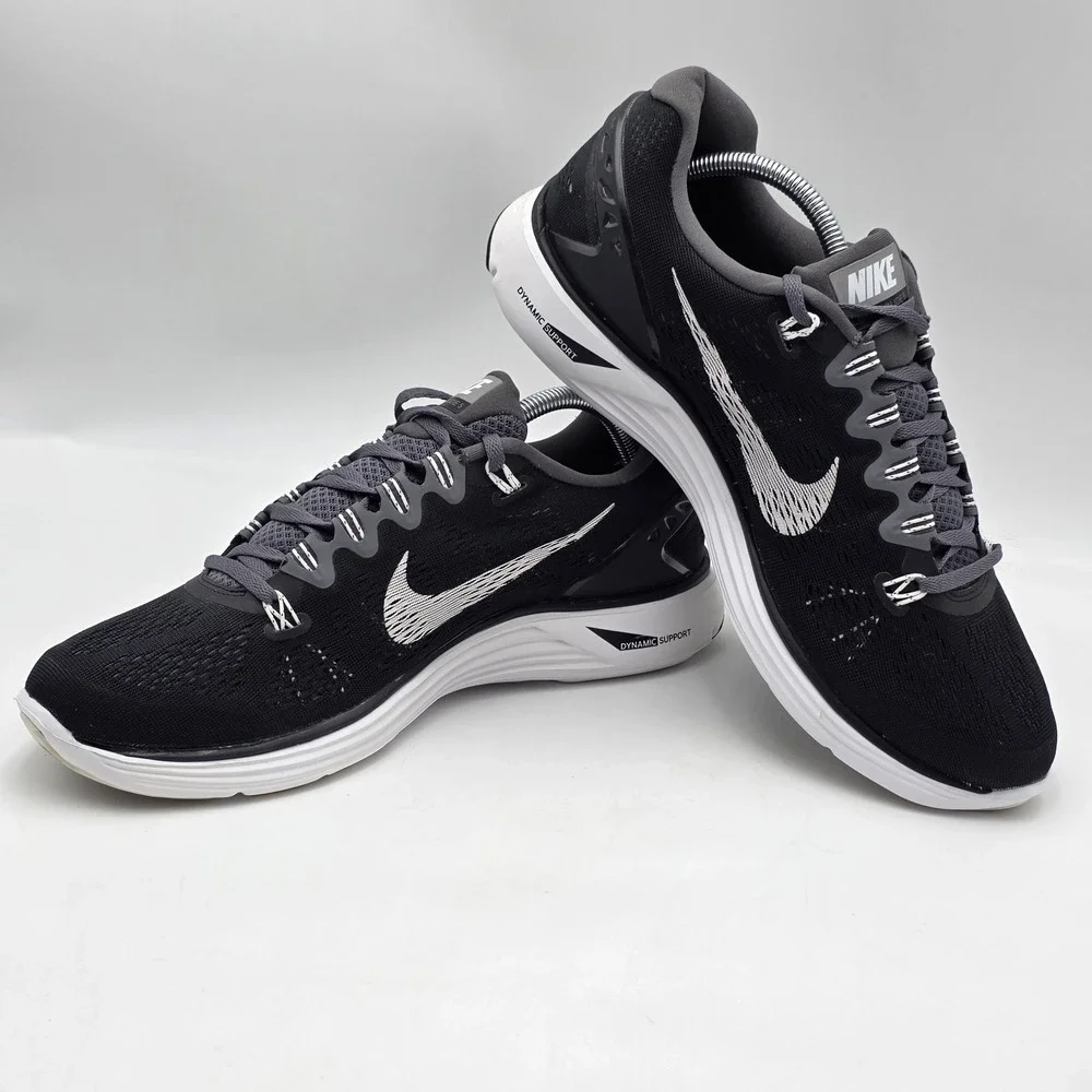 Nike Lunarglide 5 Black Athletic Running Shoes Sneakers 599160-010 Men's Sz 11